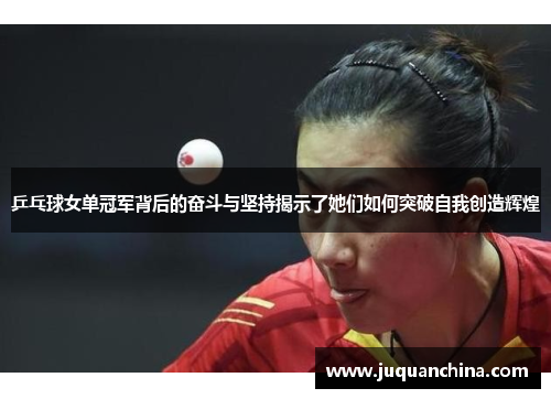 乒乓球女单冠军背后的奋斗与坚持揭示了她们如何突破自我创造辉煌